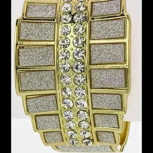 NEW** Metalic Two Toned Bangle Bracelet